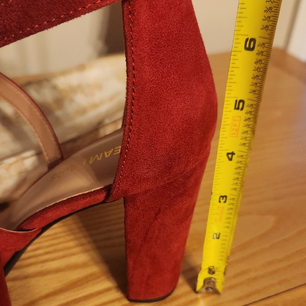 Dream Pairs Red Strappy Heels - Picture 3 of 9